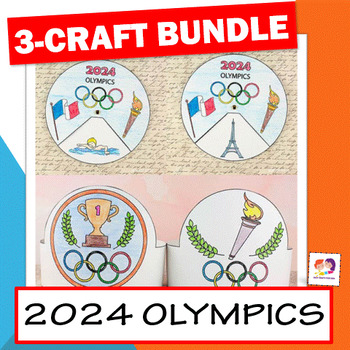 Preview of 2024 Summer Olympics Crafts, France Spinner, DIY Olympic Games Paper Hats