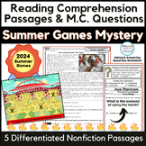 2024 Summer Olympics Reading Comprehension Passages & Mult