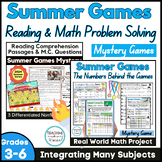2024 Summer Olympics Activities Reading Comprehension & Re