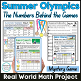 2024 Summer Olympics Activities Real World Math Project Da