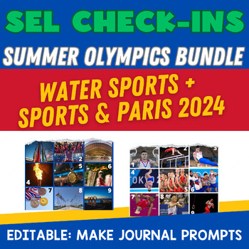 Preview of 2024 Summer Olympics SEL DAILY CHECKINS BUNDLE, Sports, Water Sports, Paris