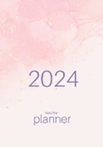 2024 Teacher planner-diary - week to an opening - suit Aus