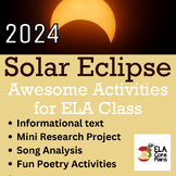 2024 Solar Eclipse ELA Activities - Upper Elementary & Mid