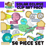 2024 Total Solar Eclipse Clip Art Collection 56 Pieces