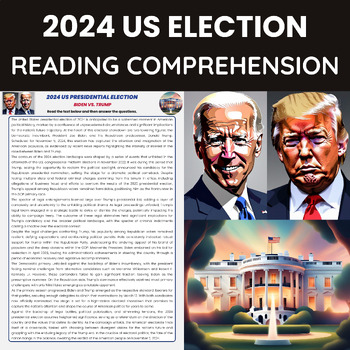 Preview of 2024 US Presidential Election Reading Comprehension | 2024 US Elections