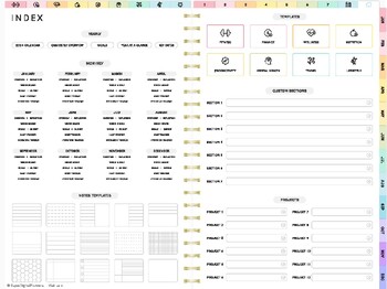 Preview of 2024 Ultimate Digital Planner - Stay Organized and Achieve Your Goals