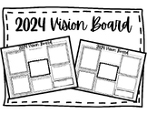 2024 Vision Board Goal-setting Template