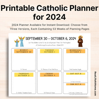 2024 Catholic Planner