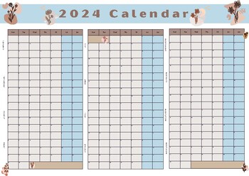 Preview of 2024 Year Planner