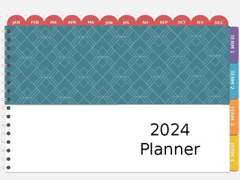 Preview of 2024 planner