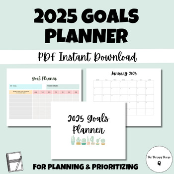 Preview of 2025 Goals Planner