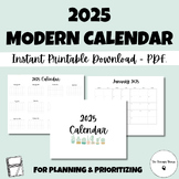 2025 Modern Calendar