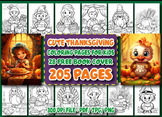 205 Cute Thanksgiving Coloring Pages