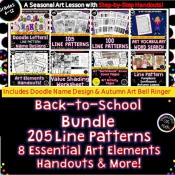 Preview of Art Teacher's Back-to-School Bundle: Essential Resources for First Week Lessons!