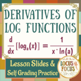 209 Derivatives of Log Functions - PowerPoint Google Form 