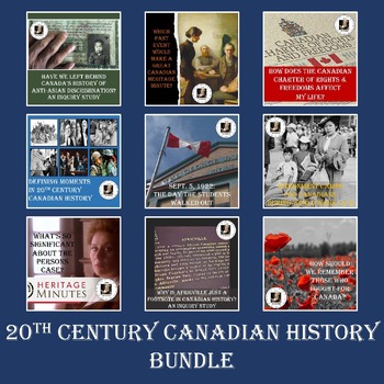 Preview of 20th Century Canadian History Bundle