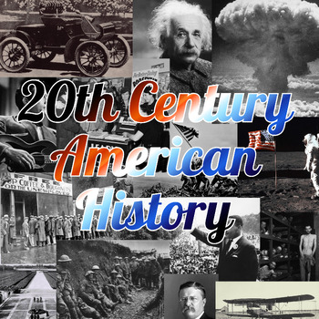 Preview of 20th Century US History. Full Year. Includes Music, Art, Geography, LA, & more!