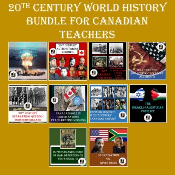 Preview of 20th Century World History Bundle (CANADA)