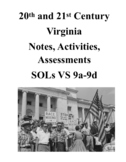 20th and 21st Century Virginia Notes and Activities: SOLs 