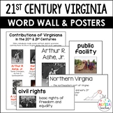 20th and 21st Century Virginia Word Wall/Poster Set (VS.9)