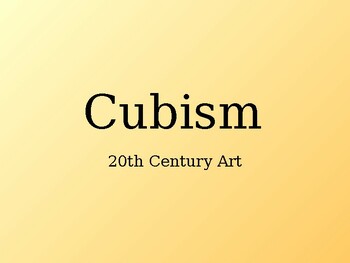 20th C ART Cubism By Strategic Study Skills TPT   Original 8661013 1 