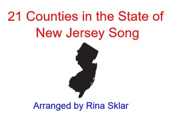 Preview of 21 Counties in the State of New Jersey Song (Performance Bundle)