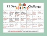 21 Day Math ACT Prep Challenge - Distance Learning