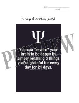 Preview of 21 Days of Gratitude Journal: Rewire Your Brain