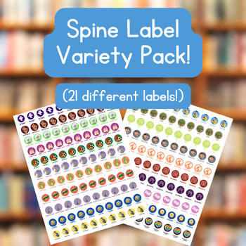 Preview of 21 Different Spine Labels