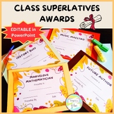 21 Editable Class Superlatives End of the Year Awards