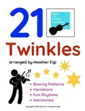 21 Twinkles for Violin