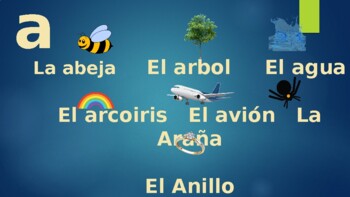 Preview of 21 words in Spanish A-H !Wow!