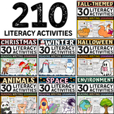 210 Literacy Activities: 7 DIFFERENT THEMES - Reading Writ