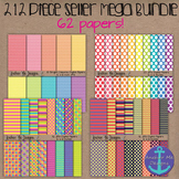 212 Piece Seller Mega Bundle- Digital Papers, Frames, Glit