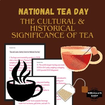 Preview of 21st April: Quirky Facts to Learn for National Tea Day ~ Sip & Learn this Kiddos