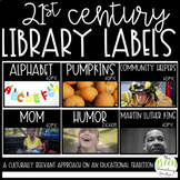 21st Century Library Labels - Real Life Picture Book Bin Labels