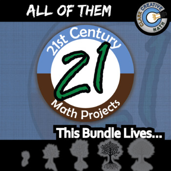 Preview of 21st Century Math Projects - All OF THE PROJECTS! -- Middle & High School PBL