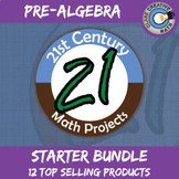 21st Century Pre-Algebra Math Project Starter Bundle -- Co