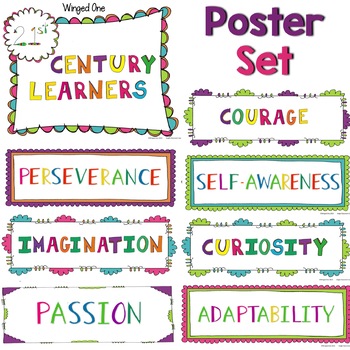 Preview of 21st Century Skills Learners Posters