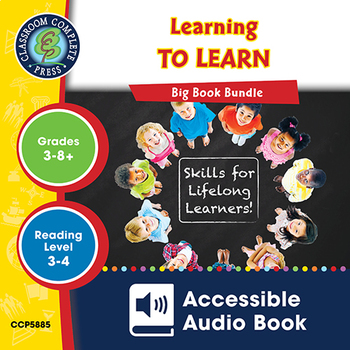 Preview of 21st Century Skills - Learning to Learn Bundle - Accessible Audio Book Gr. 3-8+