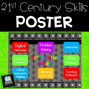 Preview of 21st Century Skills Poster