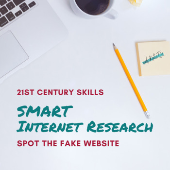 Preview of 21st Century Skills: SMART Internet Research - Spot the Fake Website