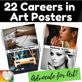 Preview of 22 Careers in Art Posters - Back To School Decor