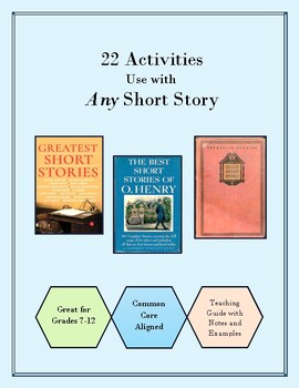Preview of Organizers & Worksheets for Elements of Any Short Story