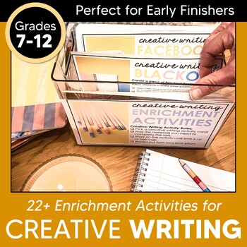 Preview of 22 Creative Writing Enrichment Activities!  Grades 7-12