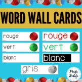 22 French Colors Posters | Word Wall Cards | Vocabulary Ca