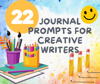 22 Journal Prompts for Creative Writers by Literary Apothecary | TPT