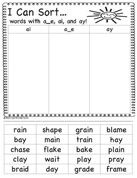 22 Long Vowel Pattern Word Sorts by Barnyard Creations | TpT