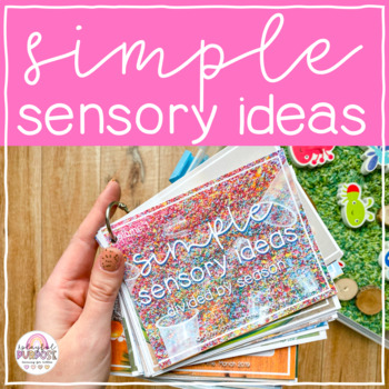 Preview of 22 Simple Sensory Ideas // Kindergarten Planning made Easy