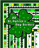 22 St. Patrick's Day Borders Clip Art